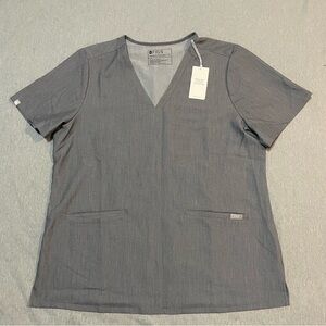 FIGS Casma Top XL Graphite NWT FW1100 Women’s Scrub Top Medical Uniform